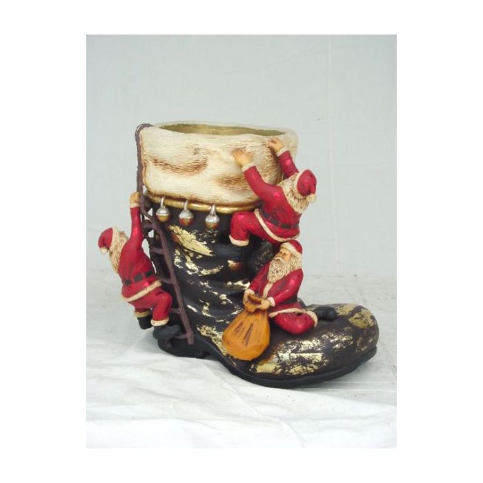Nikolausstiefel für Weihnachtsbaum verkleinert Dekorationsfigur