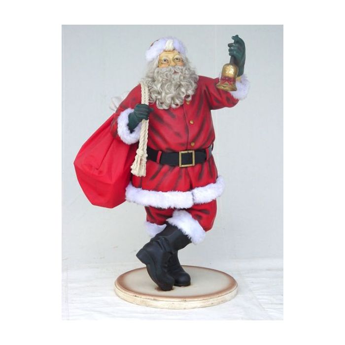 Weihnachtsmann mit Bart klein verkleinert Deko- & Werbefigur