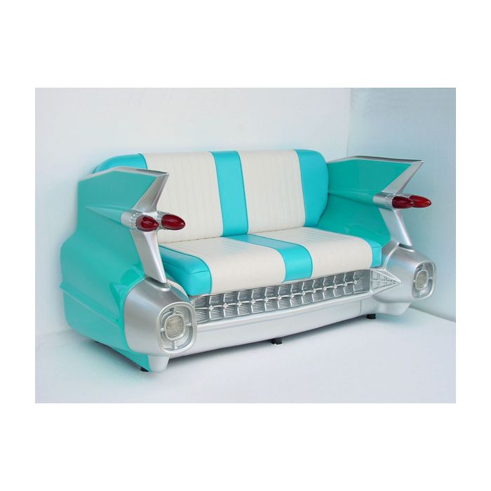SOFA - Cadillac (TÜRKIS) lebensgroß Sitzmöglichkeit