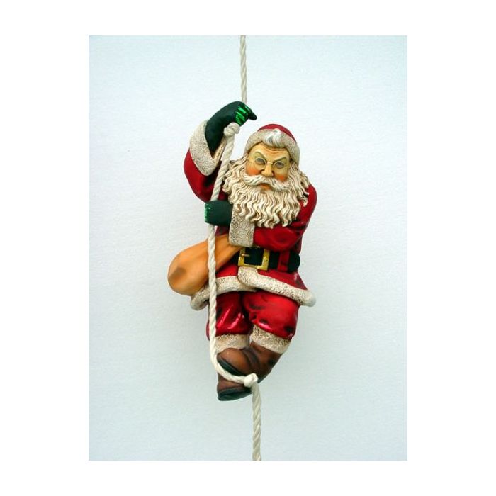 Weihnachtsmann hängend klein verkleinert Dekorationsfigur