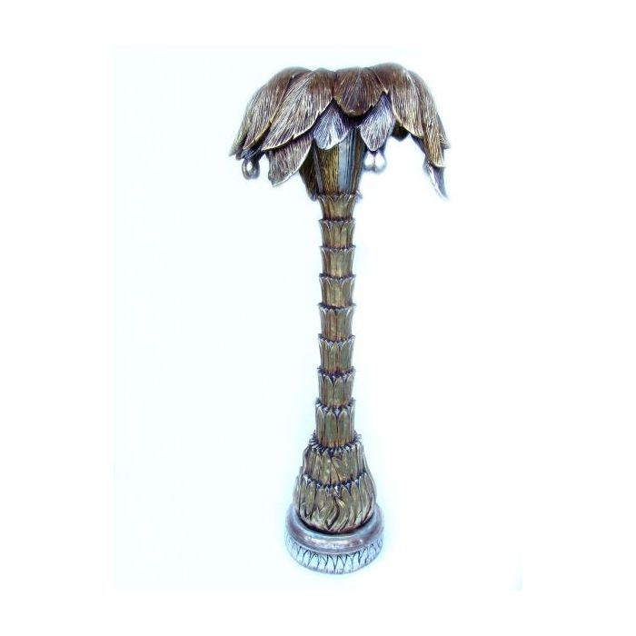 Ganze Retro Palme Gold-Silber lebensgroß Dekorationsfigur