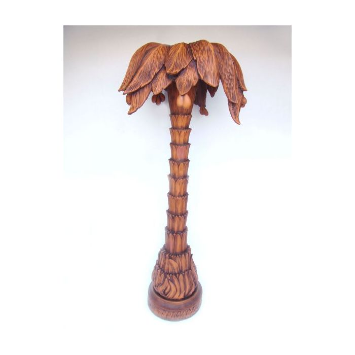 Ganze Retro Palme Holzoptik lebensgroß Dekorationsfigur