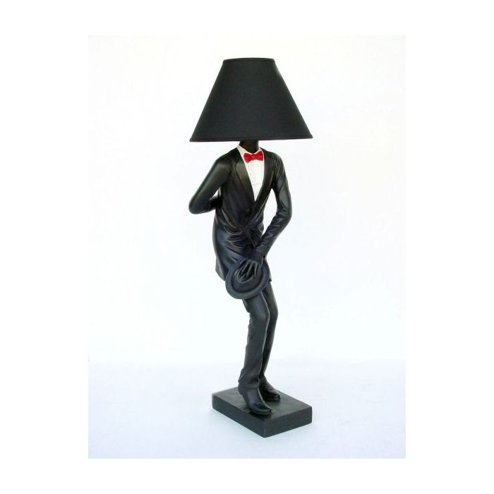 Moderner Mann als Stehlampe klein verkleinert Beleuchtung