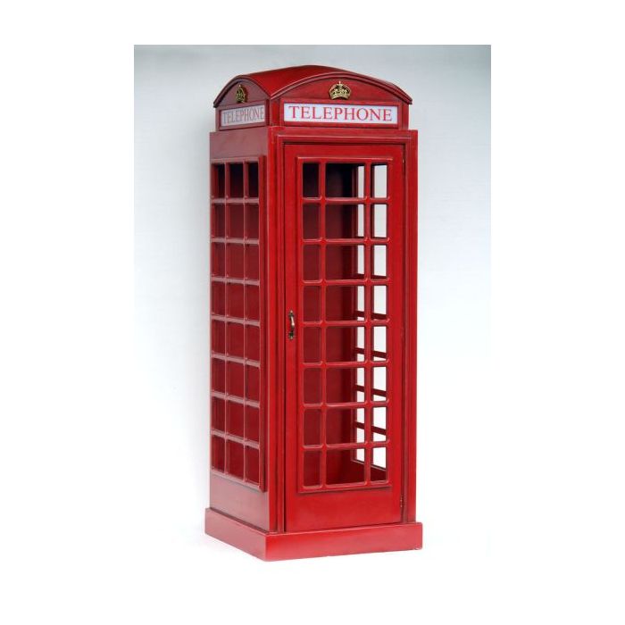 Londoner Telefonzelle Rot lebensgroß Deko- & Werbefigur