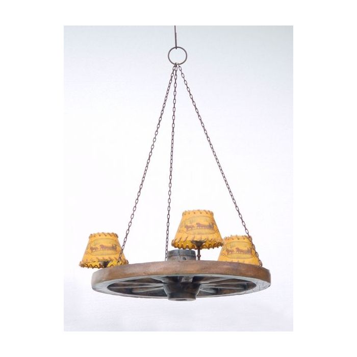 Western Deckenlampe klein lebensgroß Beleuchtung