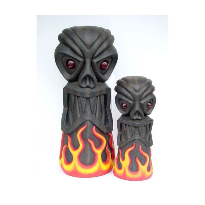 Feuer Tiki Säule groß lebensgroß Deko- & Werbefigur