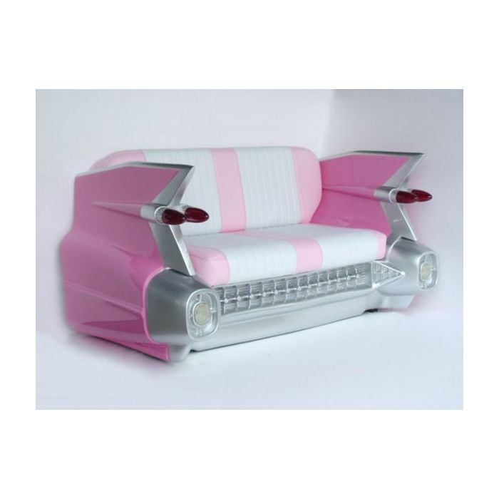 SOFA - CADILLAC (NEW PINK) lebensgroß Sitzmöglichkeit