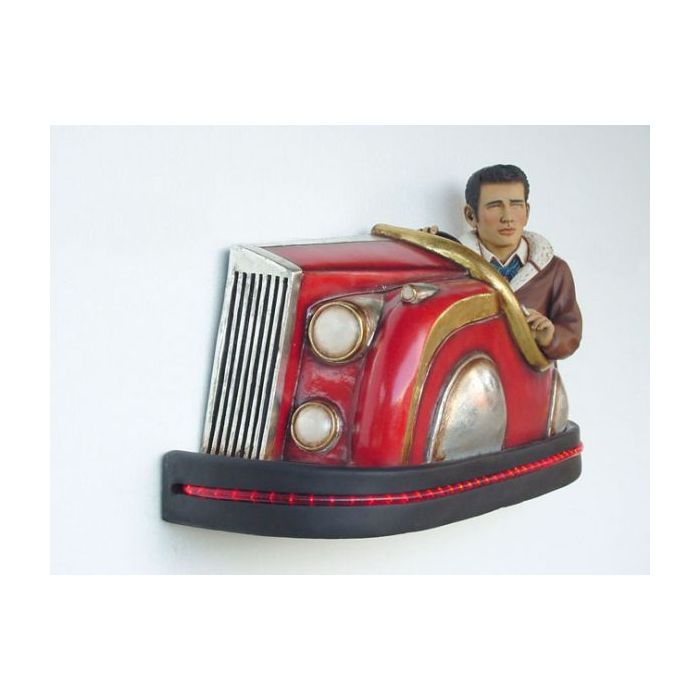Autoscooter mit James Dean verkleinert Dekorationsfigur