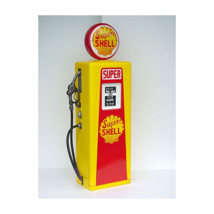 Shell Tankstelle lebensgroß Aufbewahrung