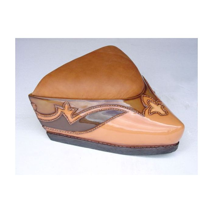 Cowboystiefel Hocker Echtleder übergroß XXL Sitzmöglichkeit