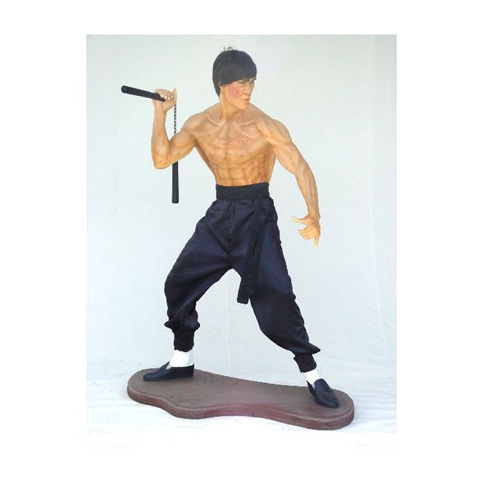 Kung-Fu Kämpfer lebensgroß Deko- & Werbefigur