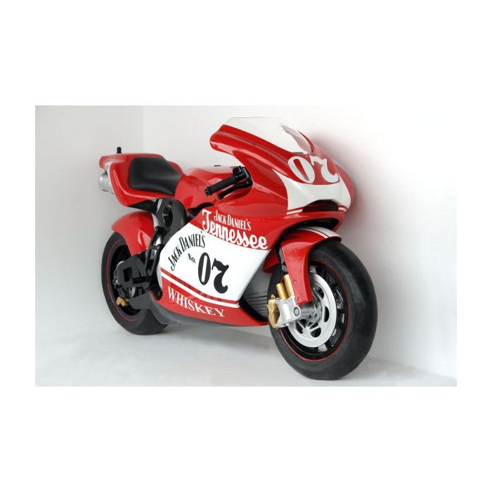 Rotes Racingbike Orginalgröße verkleinert Deko- & Werbefigur