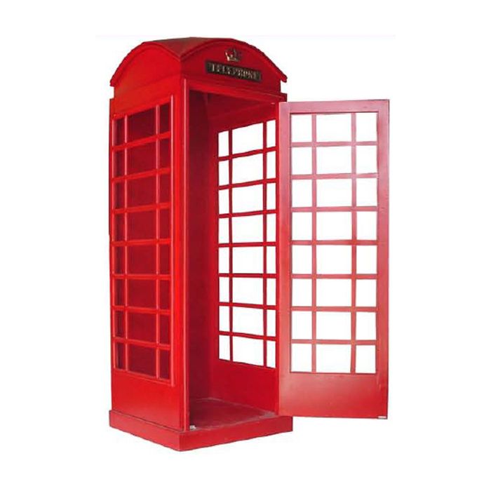 Londoner Telefonzelle lebensgroß Diverse Funktionen