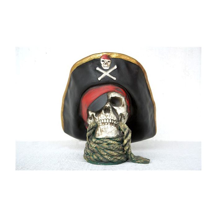 Piratenkopf lebensgroß Dekorationsfigur