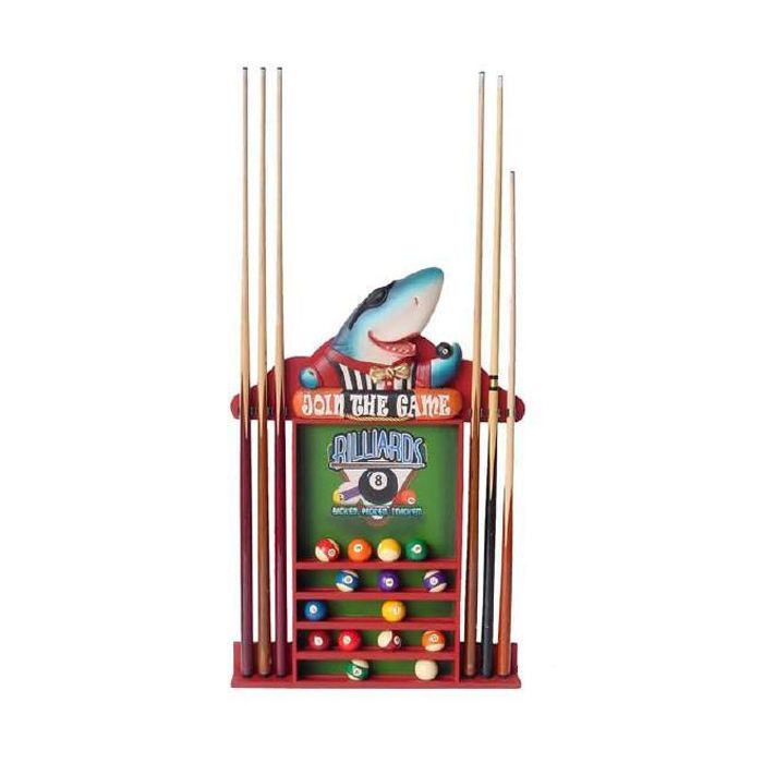 Billiardqueue - und Kugelhalter verkleinert Aufbewahrung