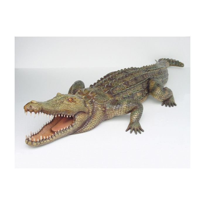 Krokodil lebensgroß Deko- & Werbefigur
