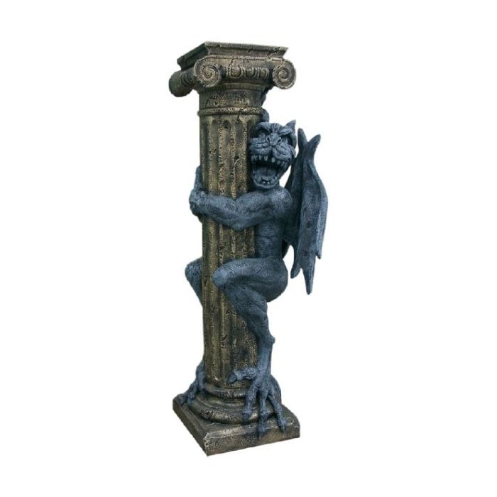 Säule mit Drachenfigur Gragol lebensgroß Säule