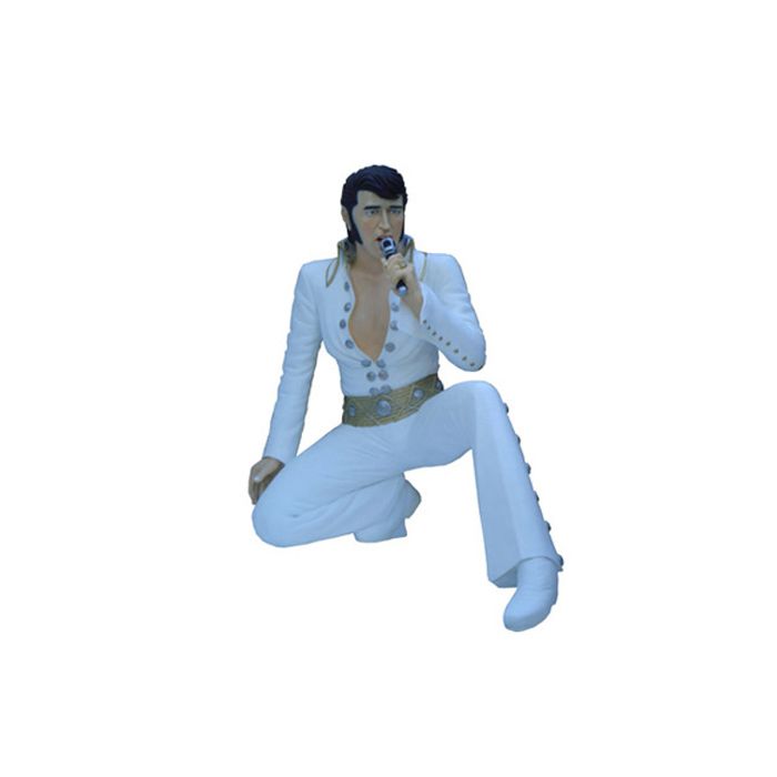 Elvisdouble  kniend lebensgroß Deko- & Werbefigur
