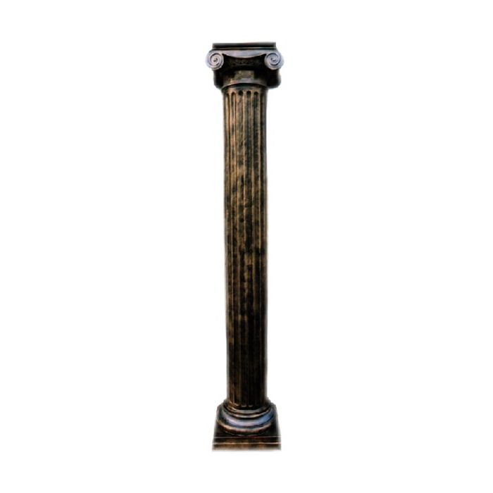 Große Säule im Marmor - Look lebensgroß Säule