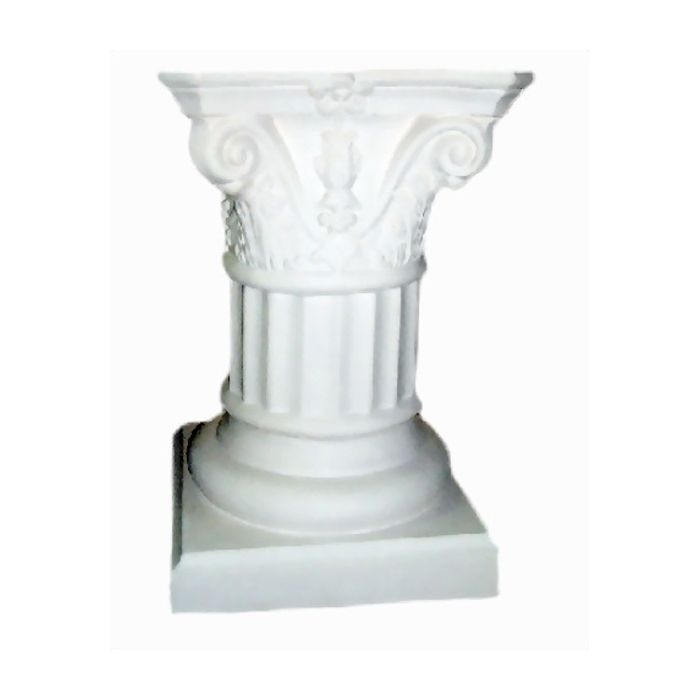 Säule mit Schneckenkapitell lebensgroß Säule