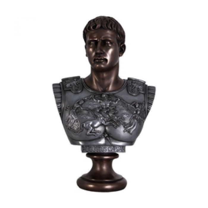 Augustus Caesar Büste lebensgroß Dekorationsfigur