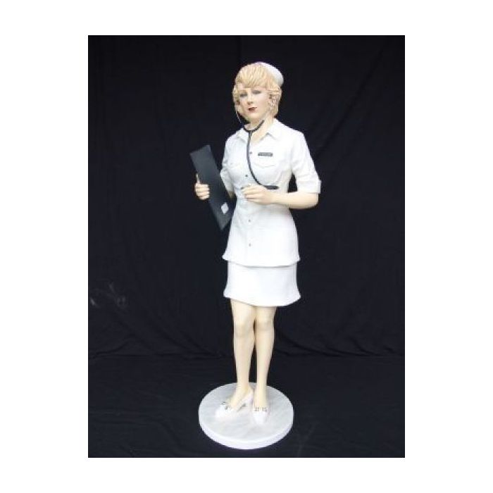 Krankenschwester lebensgroß Deko- & Werbefigur