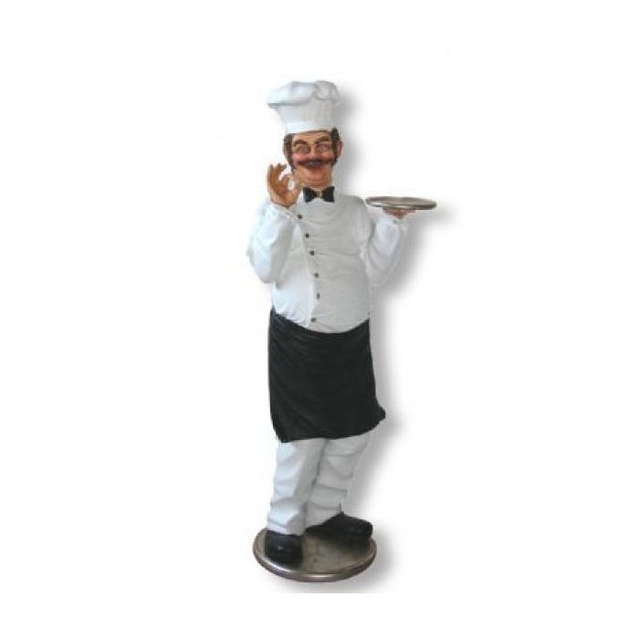 Chefkoch lebensgroß Deko- & Werbefigur