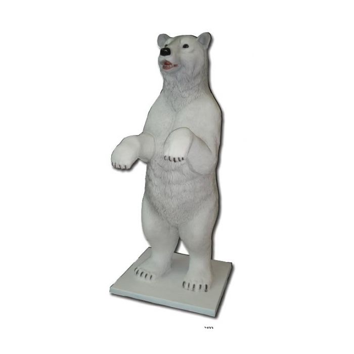 Eisbär stehend lebensgroß Deko- & Werbefigur