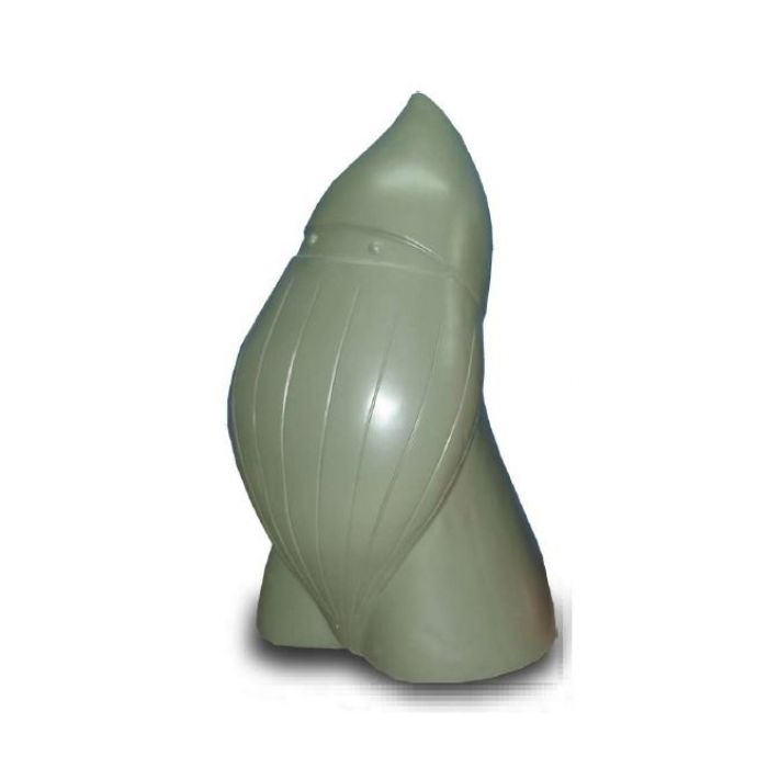 Kleiner moderner Weihnachtszwerg silber verkleinert Dekorationsfigur