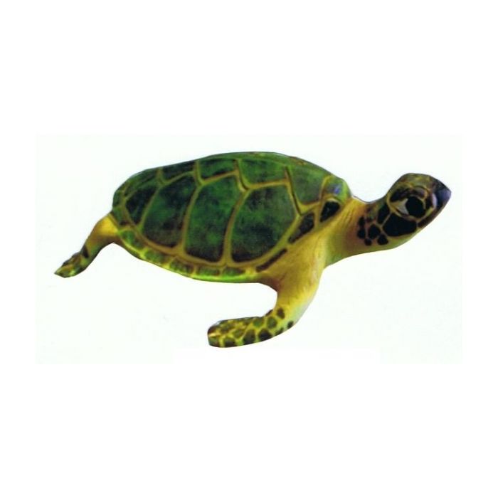 Wasserschildkröte lebensgroß Dekorationsfigur
