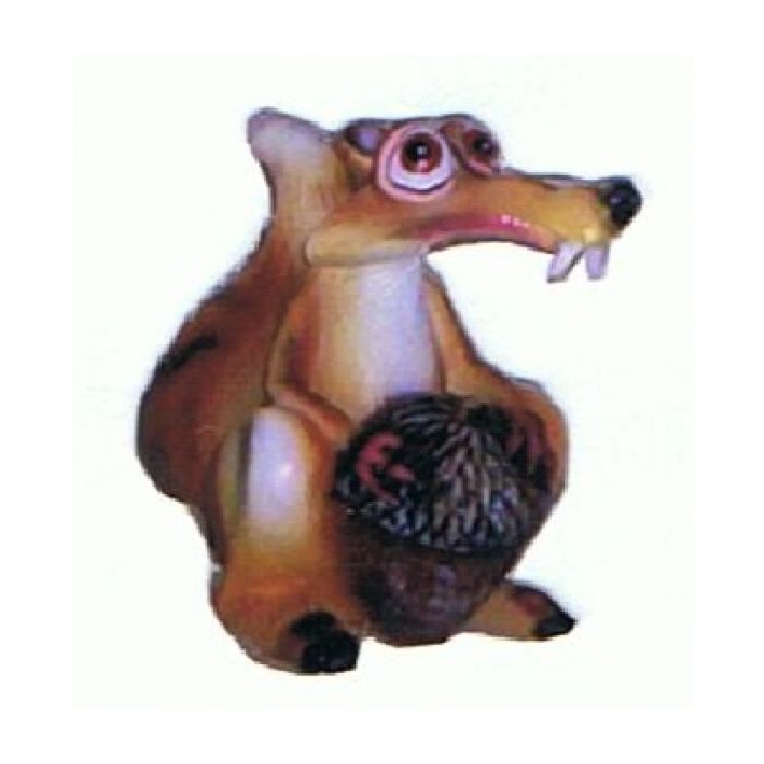 Kleines Säbelzahneichhörnchen mit Eichel Scrat lebensgroß Dekorationsfigur