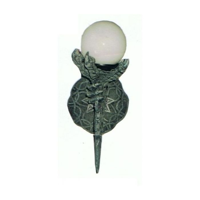 Wandfackel mit Kugelglas verkleinert Beleuchtung