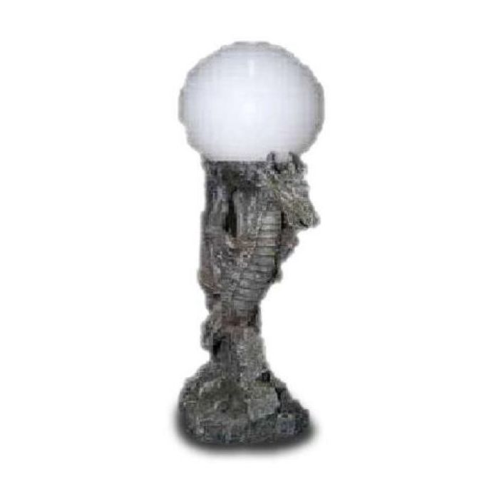 Drachenfigur mit Lampe verkleinert Beleuchtung
