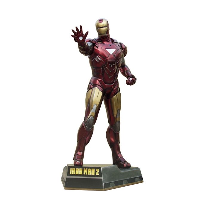 Iron Man 2 Battlefield Version lebensgroß Deko- & Werbefigur