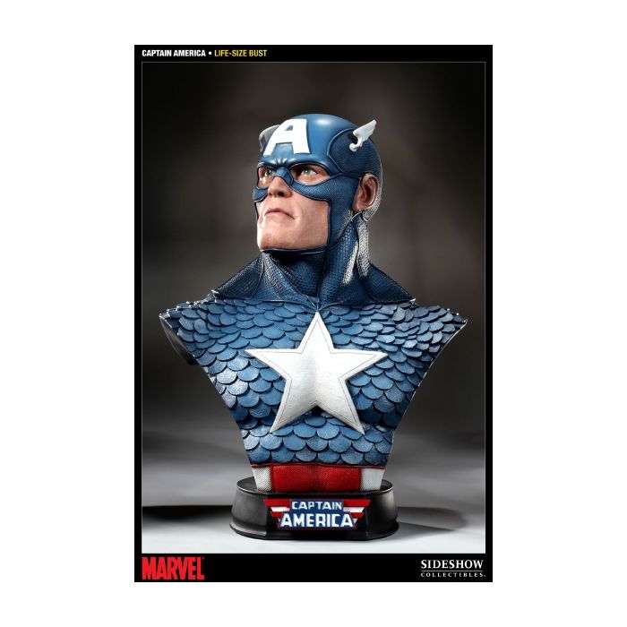 Captain America Büste Marvel lebensgroß Dekoköpfe & Büsten