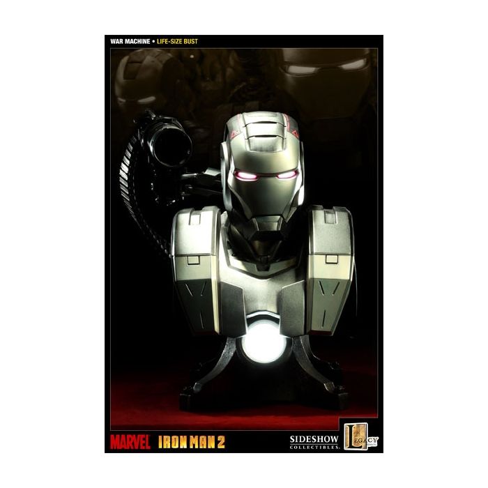Iron Man 2 War Machine Büste lebensgroß Dekoköpfe & Büsten