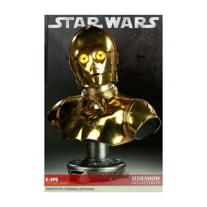 C-3PO Büste Star-Wars lebensgroß Dekoköpfe & Büsten
