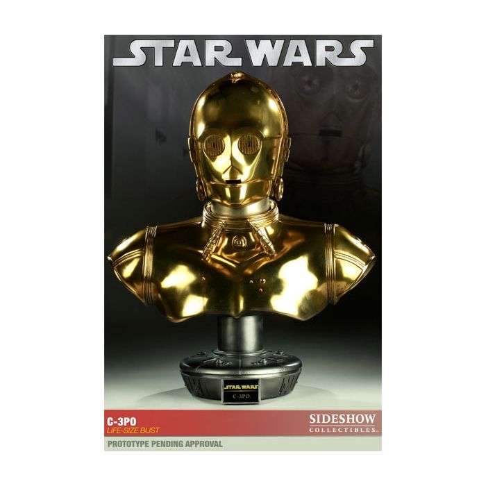 C-3PO Büste Star-Wars lebensgroß Dekoköpfe & Büsten