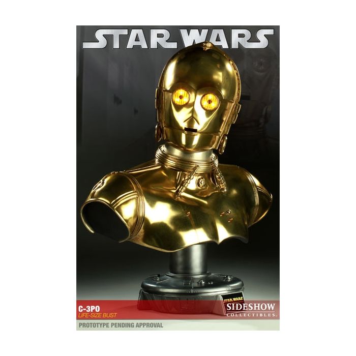 C-3PO Büste Star-Wars lebensgroß Dekoköpfe & Büsten