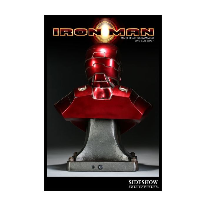 Iron Man Battle Damaged Büste Marvel lebensgroß Dekoköpfe & Büsten
