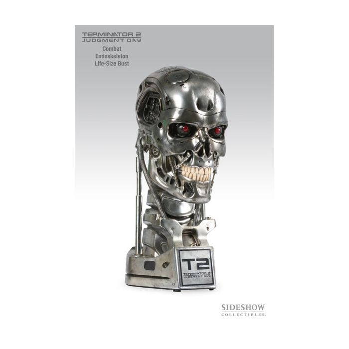 Terminator T-800 Büste - Endoskelett Combat Version verkleinert Dekoköpfe & Büsten