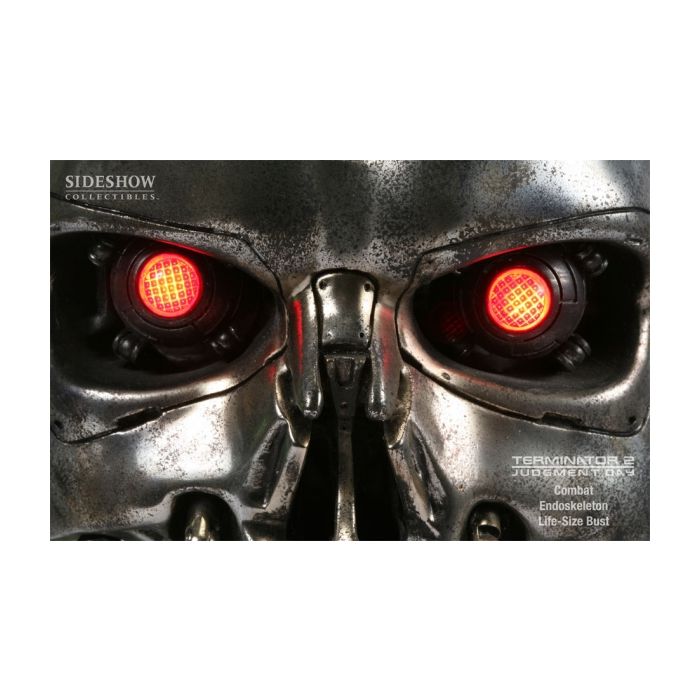 Terminator T-800 Büste - Endoskelett Combat Version verkleinert Dekoköpfe & Büsten