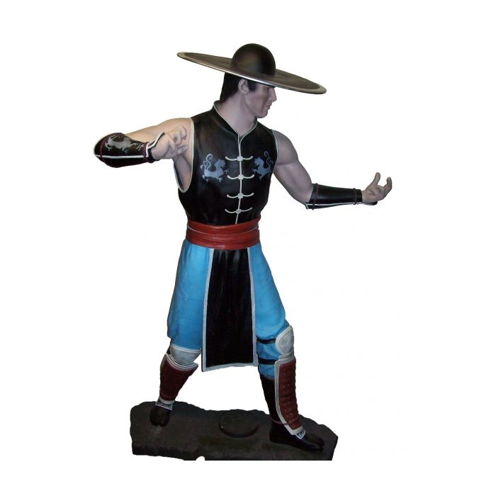 Kung Lao - Mortal Combat GEBRAUCHT lebensgroß Deko- & Werbefigur