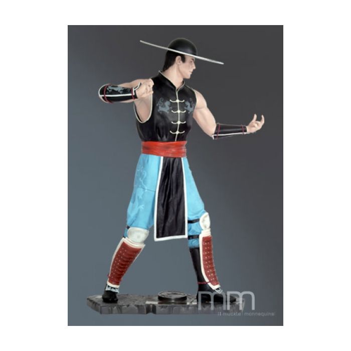 Kung Lao - Mortal Combat GEBRAUCHT lebensgroß Deko- & Werbefigur