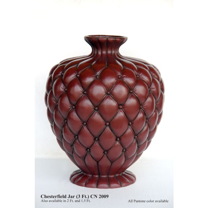 Vase Chesterfield braun keine Angabe Diverse Dekoelemente, Bepflanzungsmöglichkeit