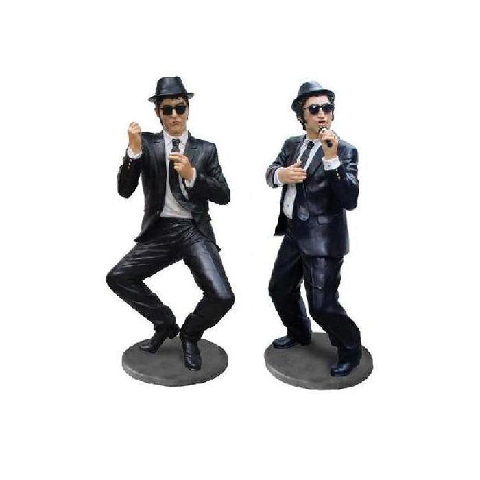 große Blues Brothers performen lebensgroß Dekorationsfigur