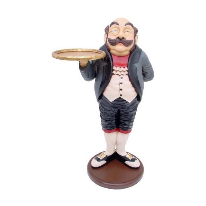 Königlicher Butler verkleinert Dekorationsfigur