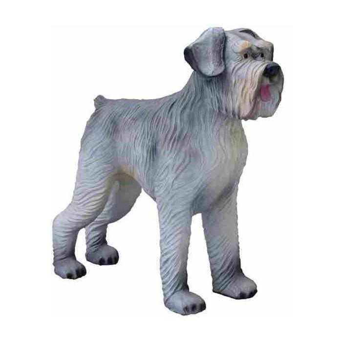 Riesenschnautzer Hund XXL lebensgroß Deko- & Werbefigur