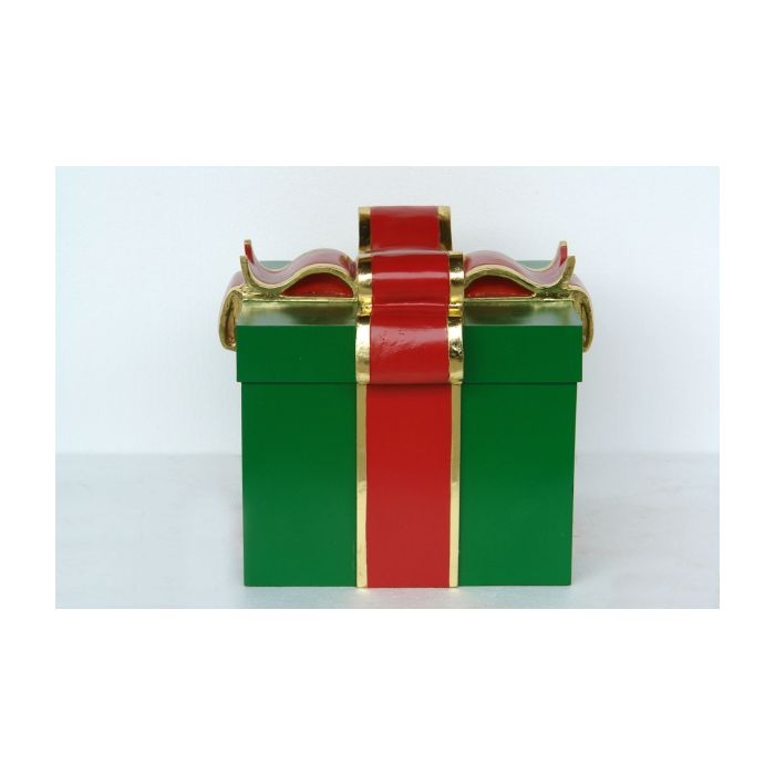 Geschenkbox Grün lebensgroß Aufbewahrung