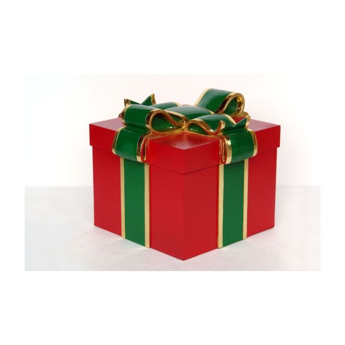 Geschenkbox Rot lebensgroß Aufbewahrung